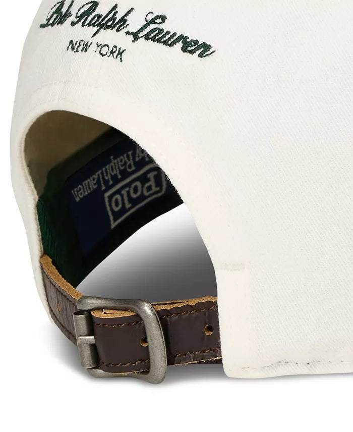 Casquette ball à twill bicolore avec blason pour homme