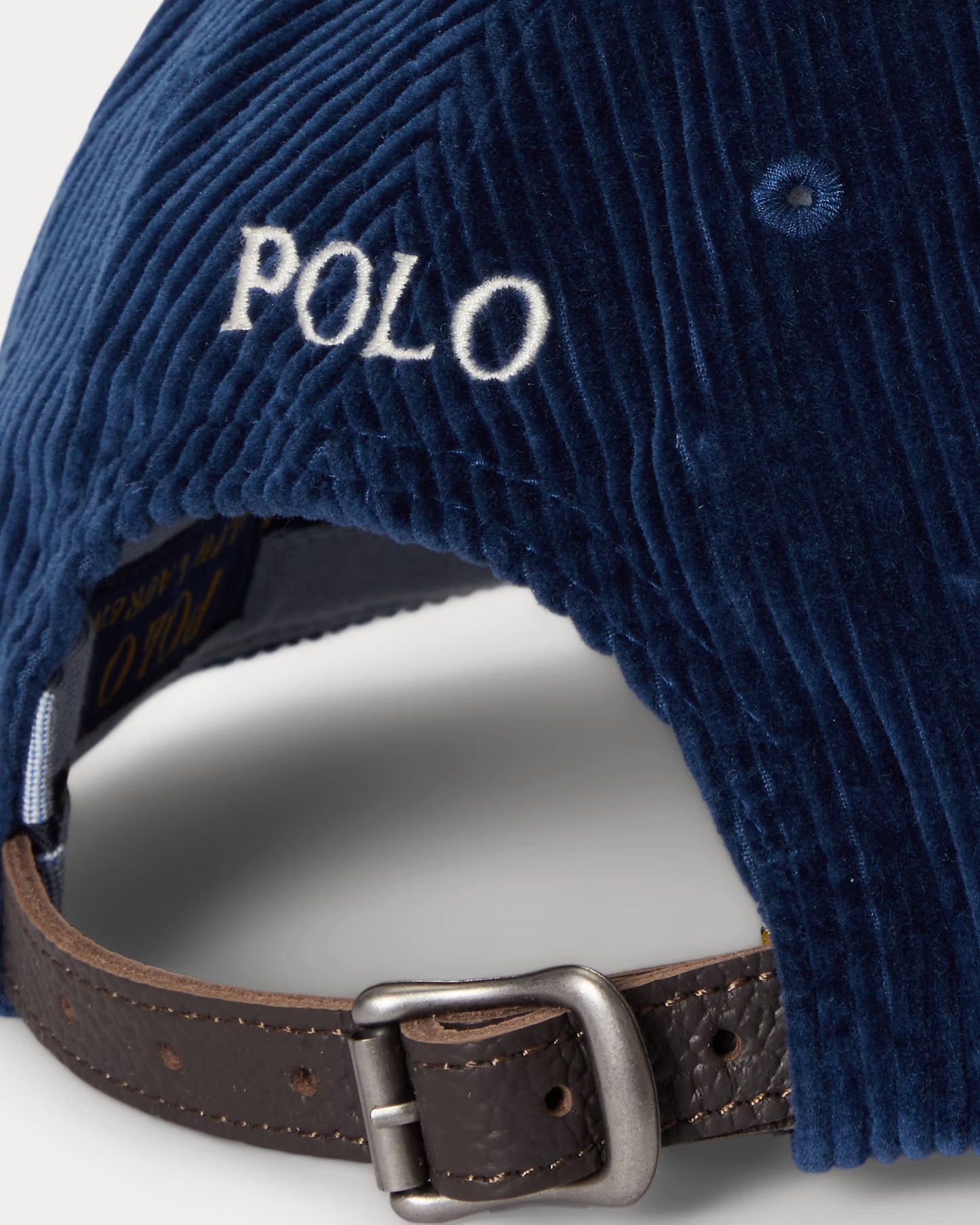 Casquette en velours côtelé