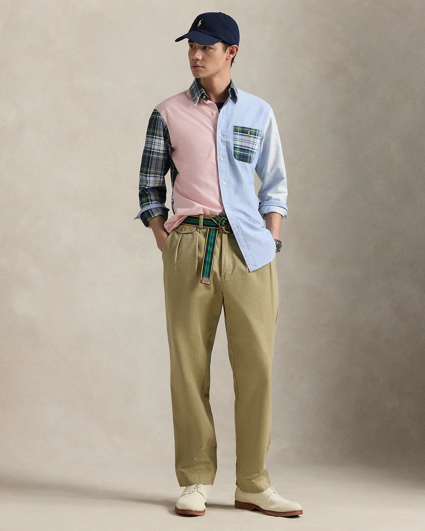 Chemise Oxford Classic Fit à motifs