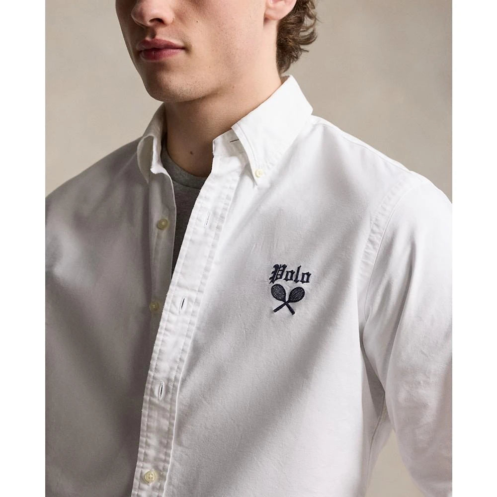 Chemise Oxford brodée P-Wing – Coupe classique