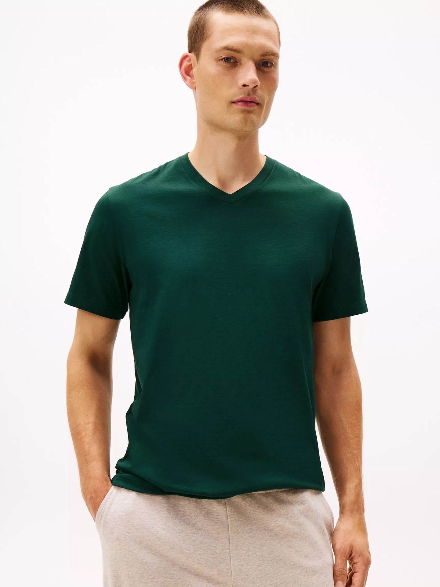 Pack de 3 maillots de corps Cotton Classics à col en V – Homme