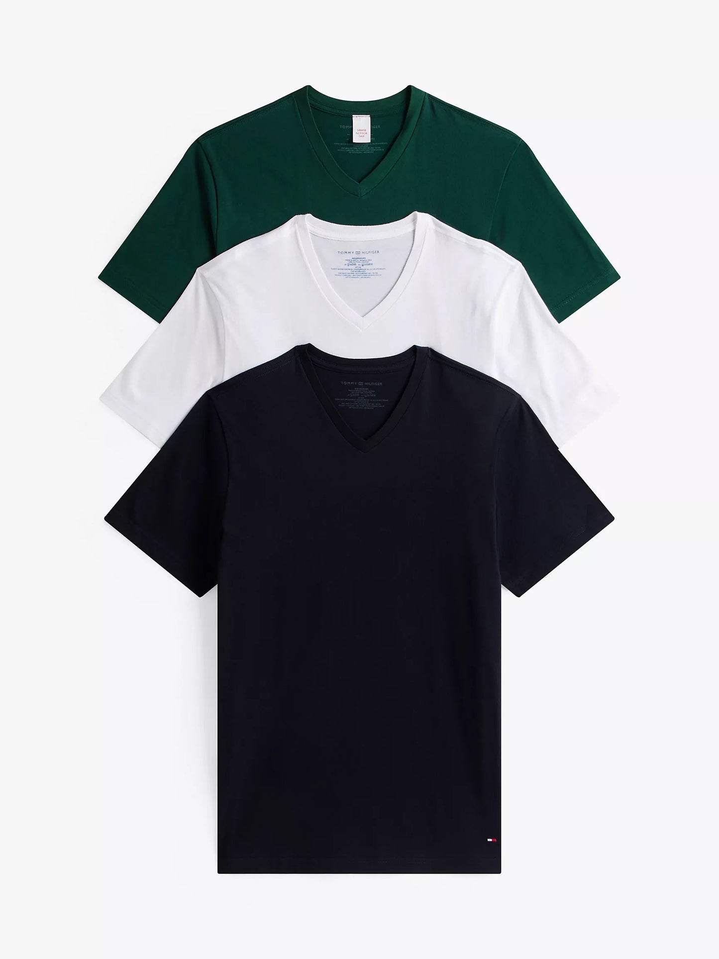 Pack de 3 maillots de corps Cotton Classics à col en V – Homme