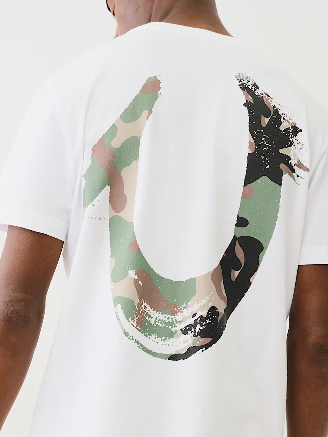 T-shirt fer à cheval camouflage peint