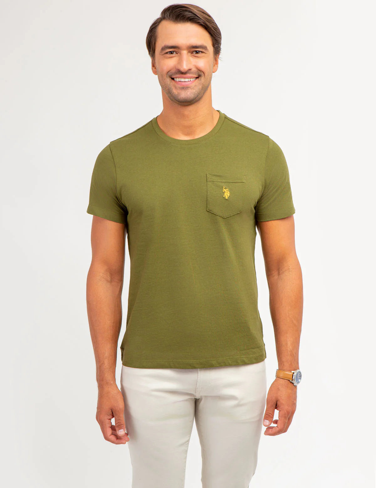 T-shirt avec poche et petit logo