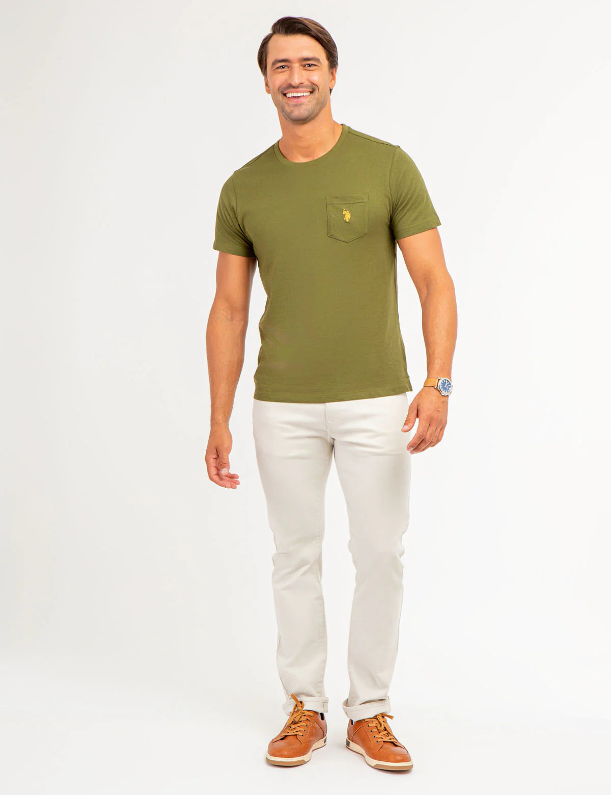 T-shirt avec poche et petit logo