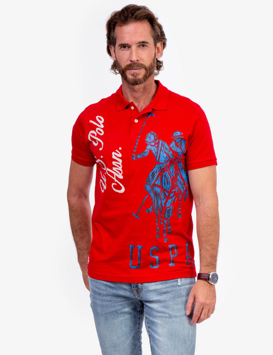 POLO GRAPHIQUE IMPRIMÉ USPA