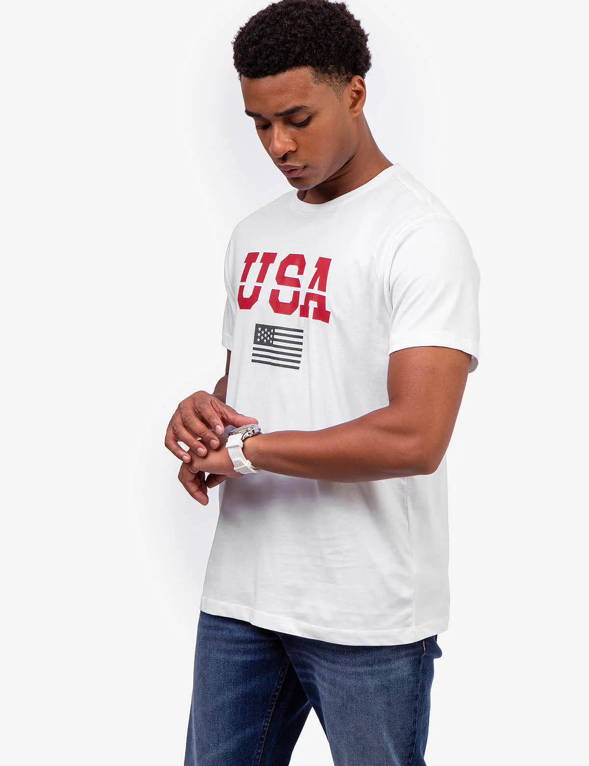 T-shirt graphique USA