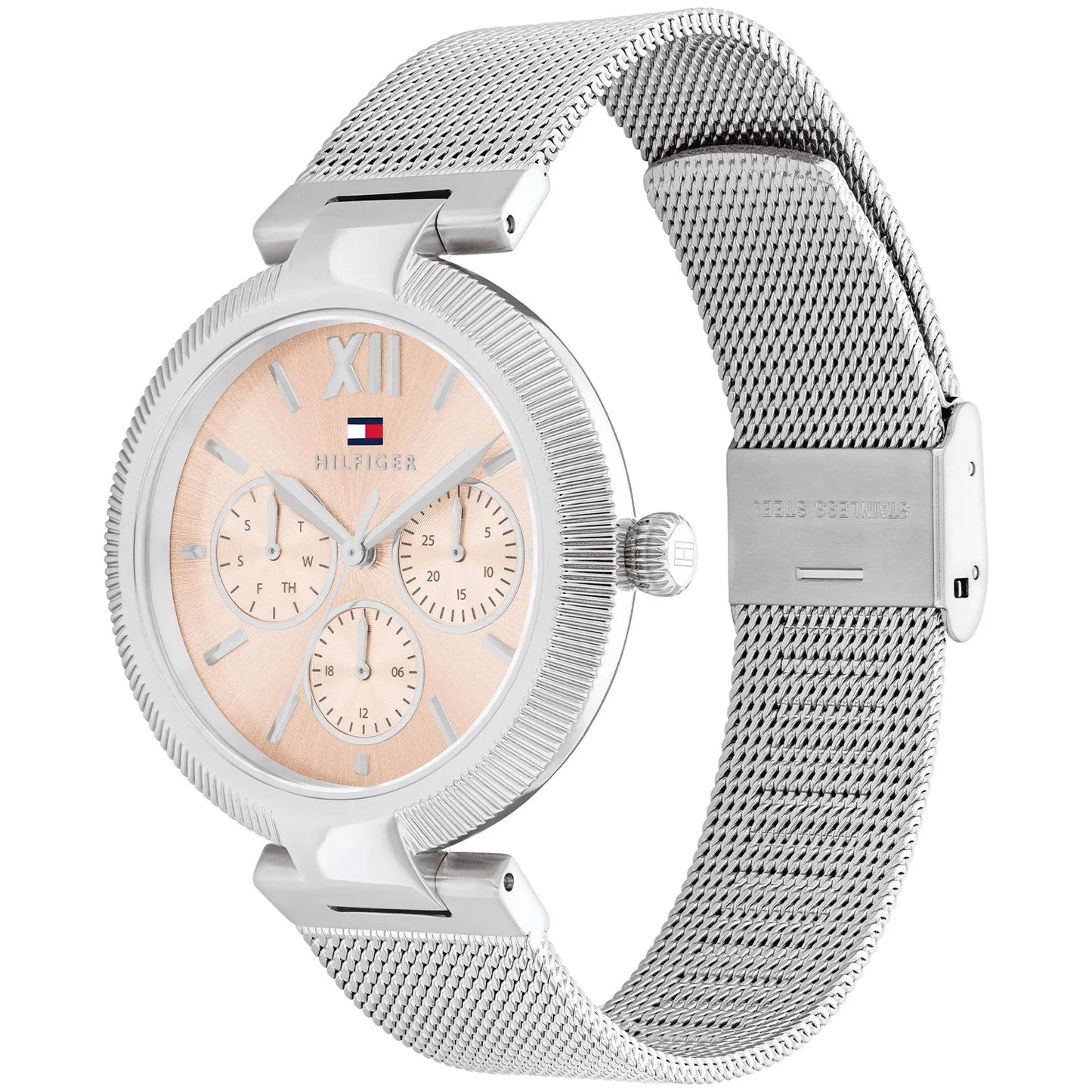 Montre femme Sophia à quartz avec cadran rose clair