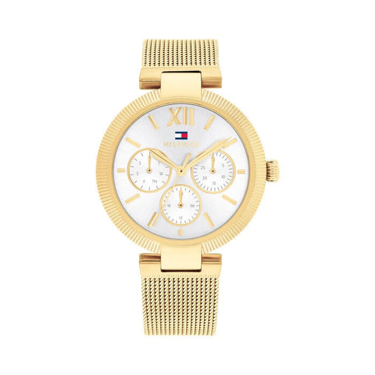 Montre femme Sophia à quartz avec cadran  argenté/blanc