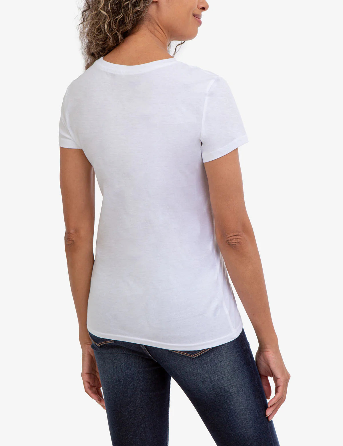 T-shirt col rond avec logo et drapeau