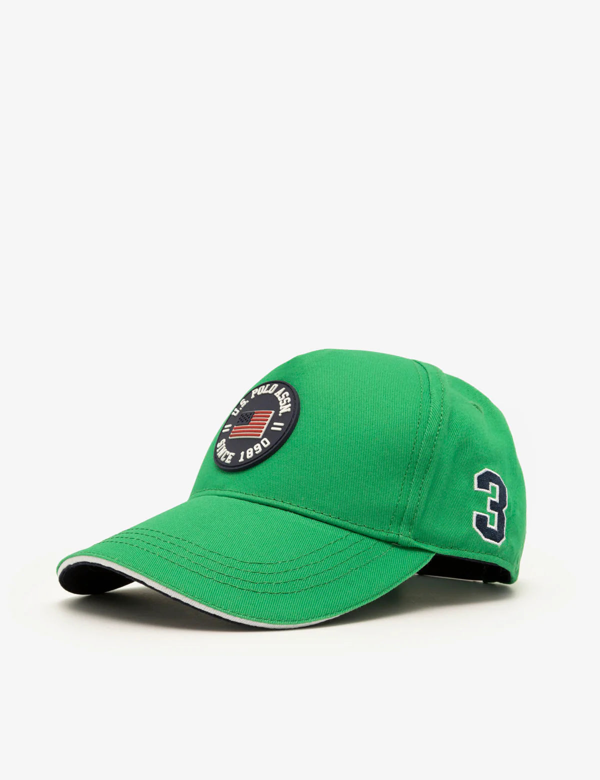 Casquette homme U.S. Polo Assn. à logo drapeau rond en gomme