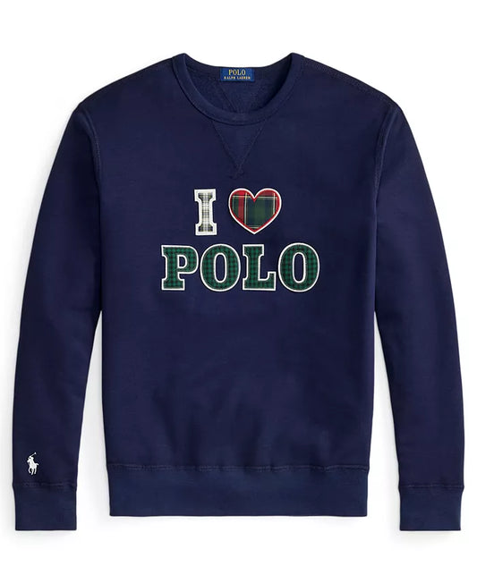 Sweat-shirt en molleton RL pour homme « I Heart Polo »