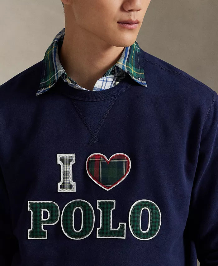 Sweat-shirt en molleton RL pour homme « I Heart Polo »