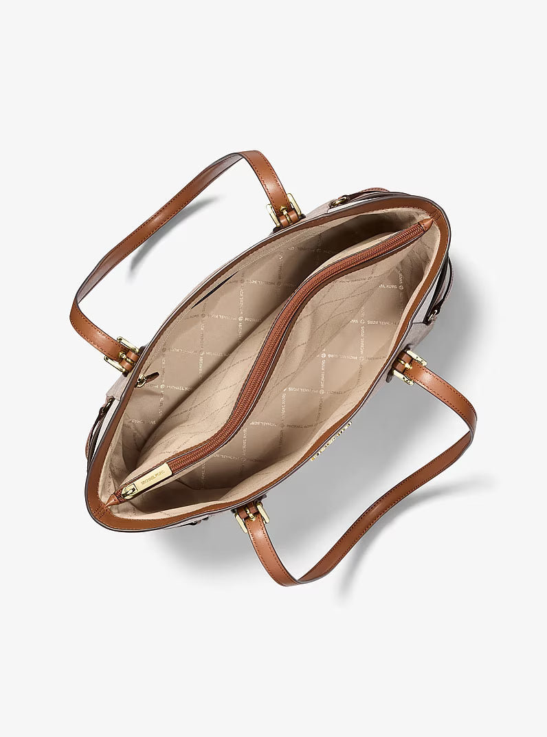 Sac fourre-tout Voyager grand format à blocs de couleurs avec logo Signature – Michael Kors
