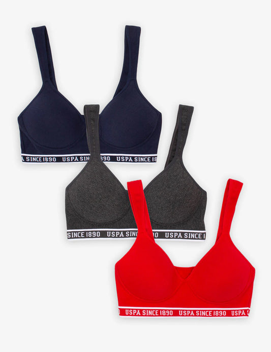 Lot de 3 Brassières de sport