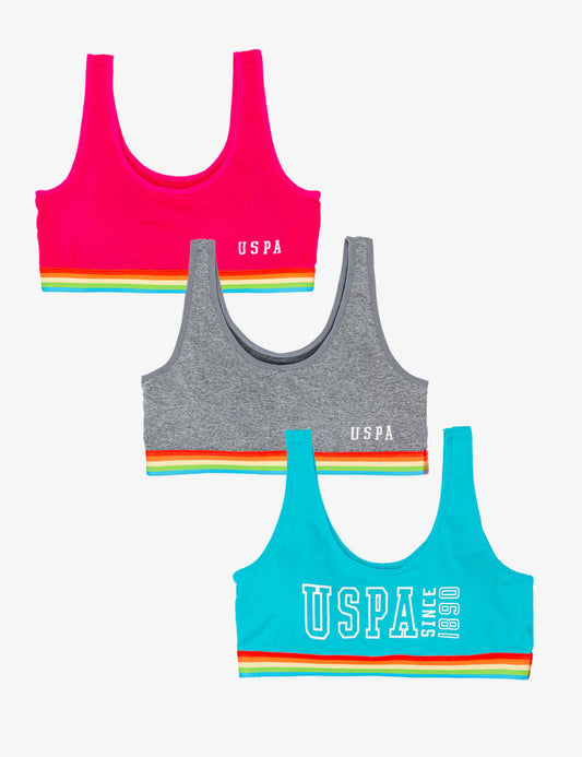 LOT DE 3 BRASSIÈRES SANS COUTURES