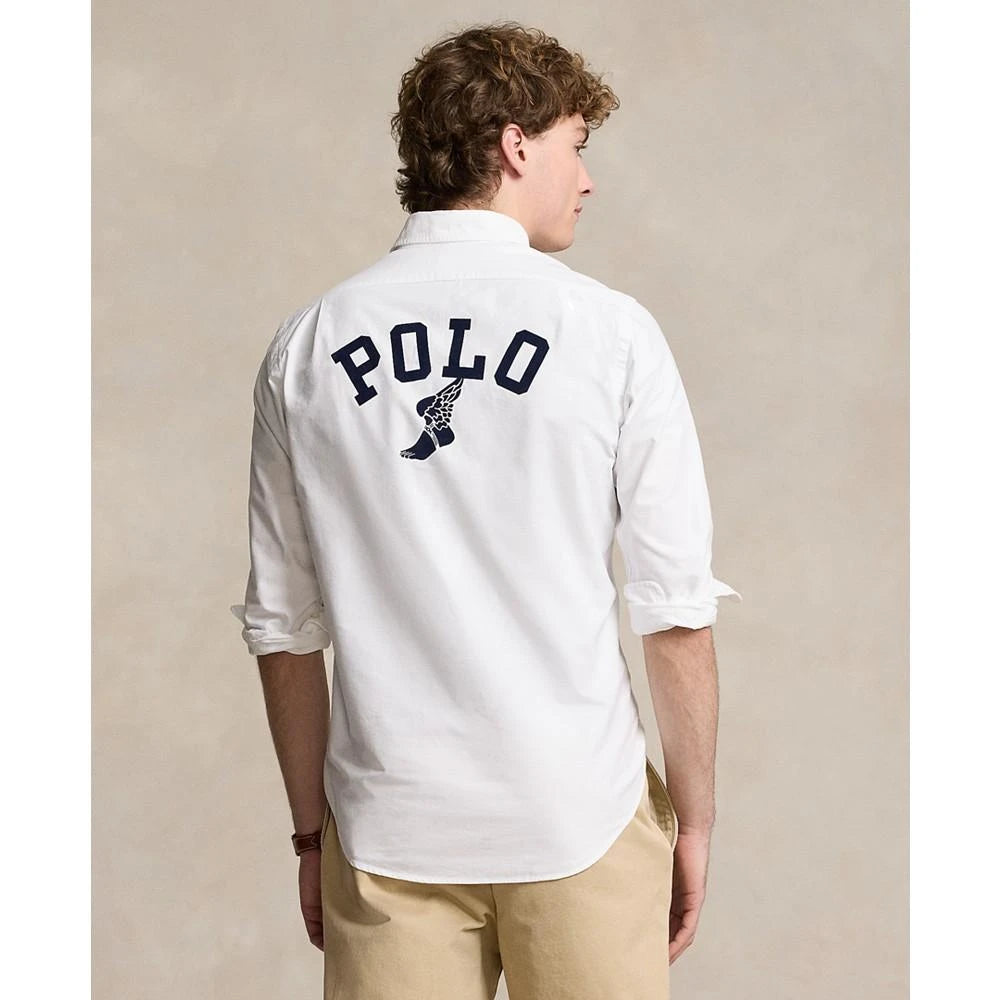 Chemise Oxford brodée P-Wing – Coupe classique