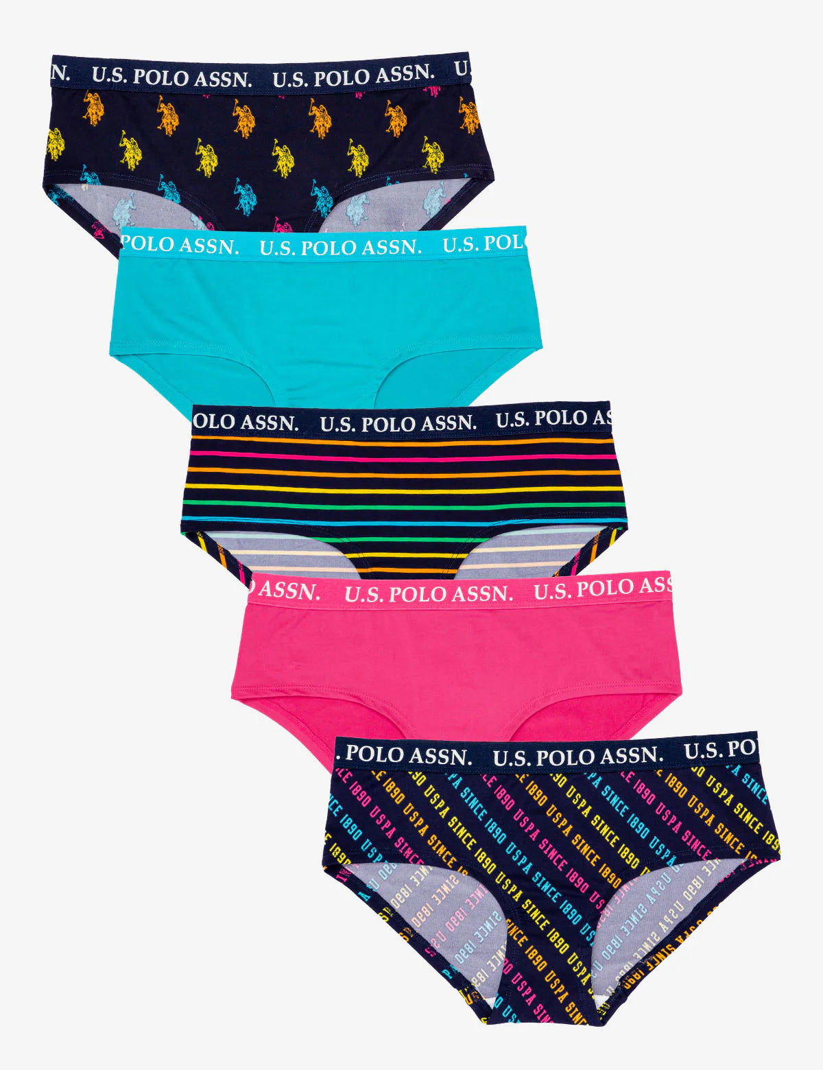 Lot de 5 culottes Hipster