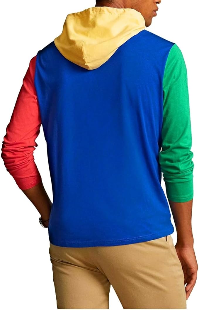 T-shirt à capuche en jersey à manches longues