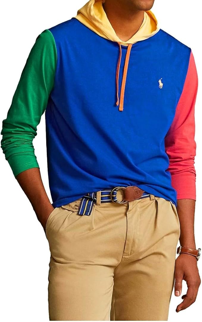 T-shirt à capuche en jersey à manches longues