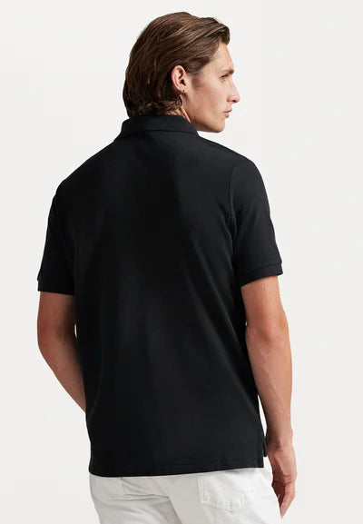 Polo en maille Classic Fit avec écusson