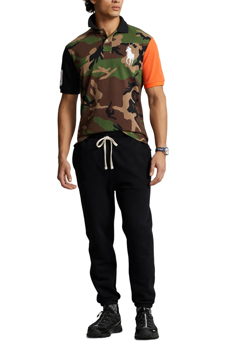 Polo Trellis en coton maille piquée