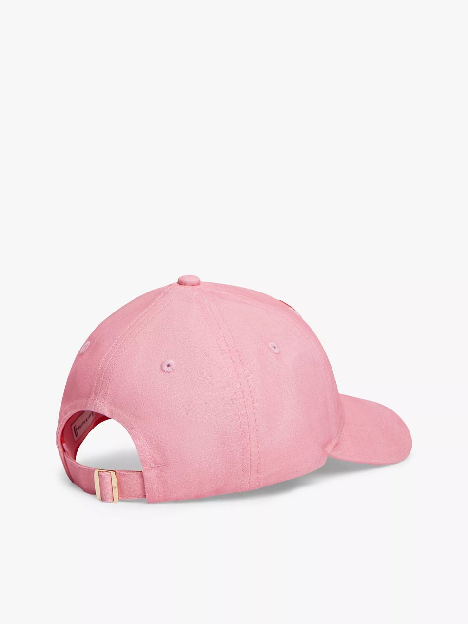 Casquette de baseball rose avec monogramme  logo script brodé