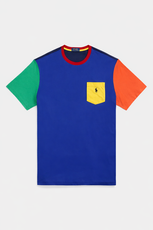 T-shirt  fun multicolore à poche