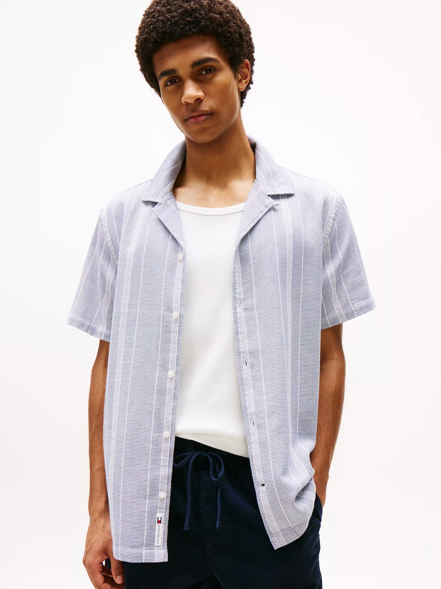 Chemise Camp à rayures texturées – Tommy Jeans