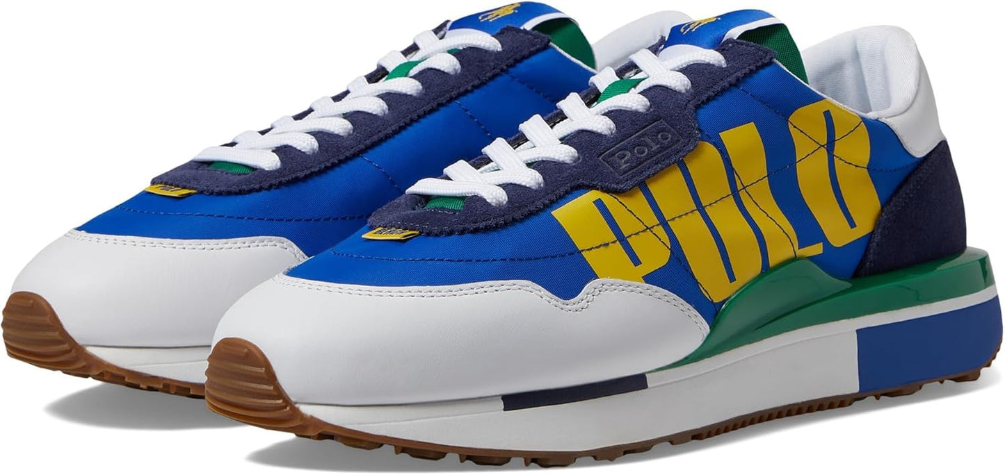 Sneakers Train 89 en cuir et toile pour homme