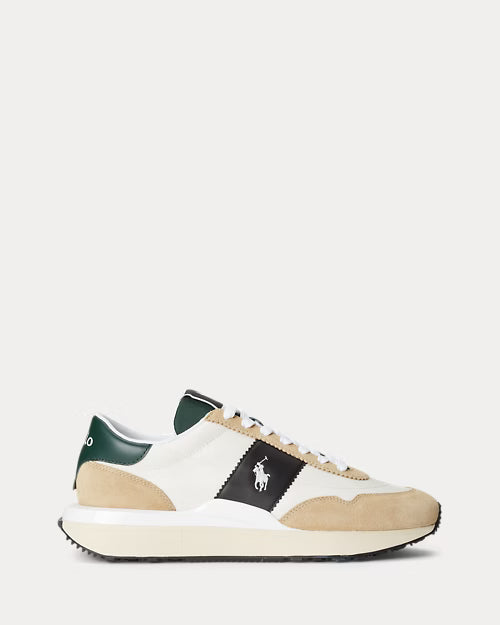 Baskets TRAIN 89 à empiècements en daim