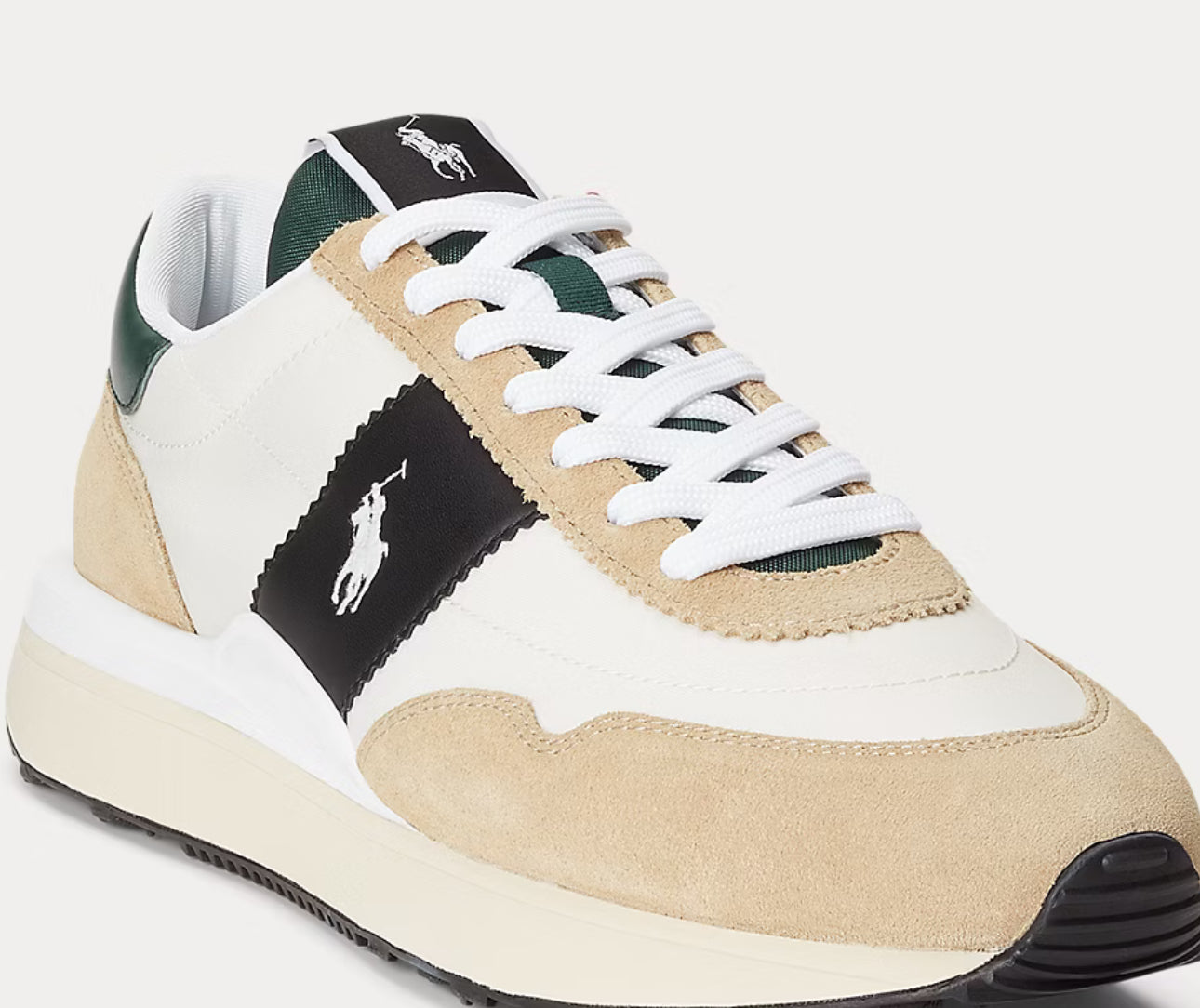 Baskets TRAIN 89 à empiècements en daim