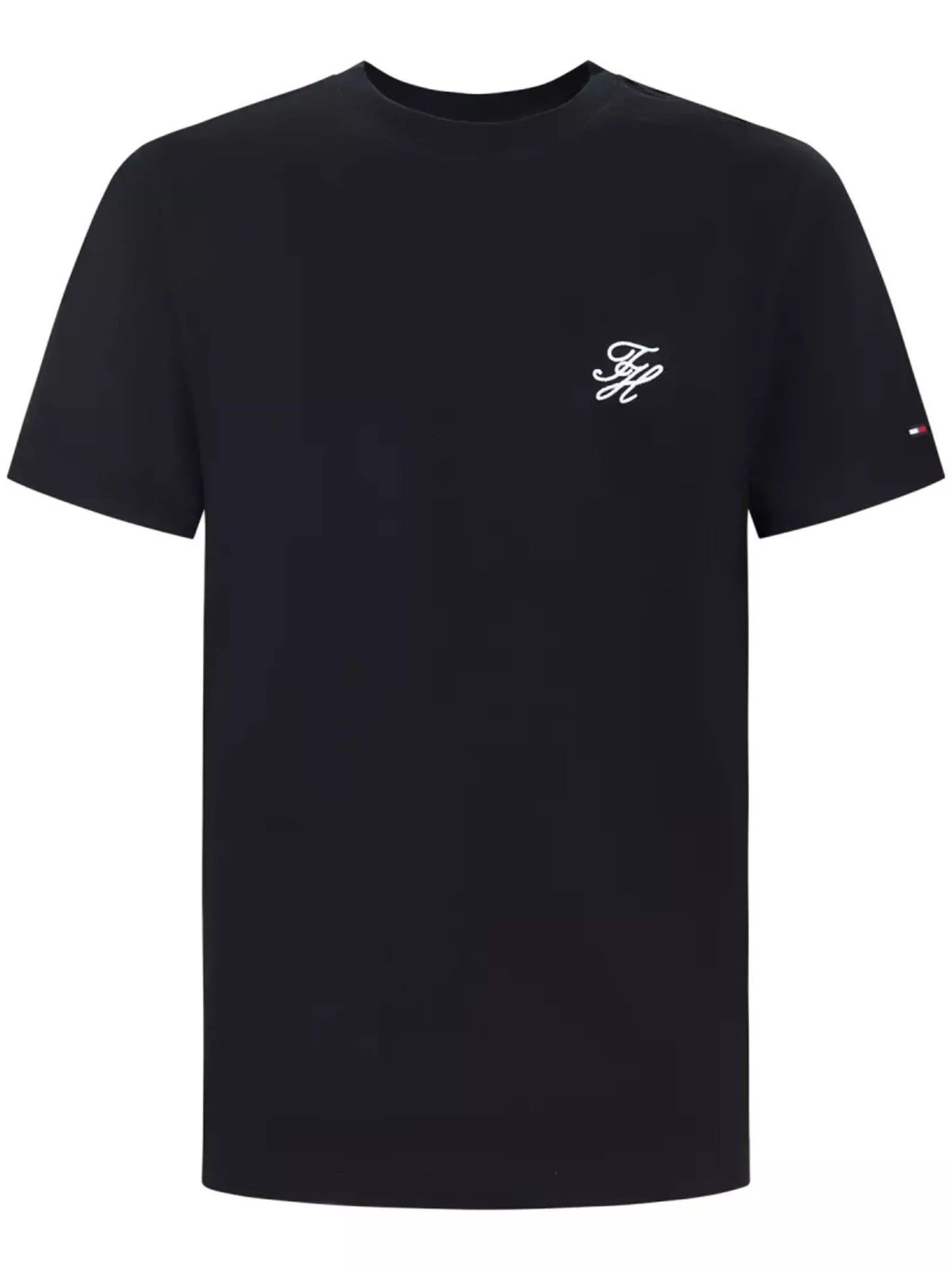 T-shirt à monogramme script brodé