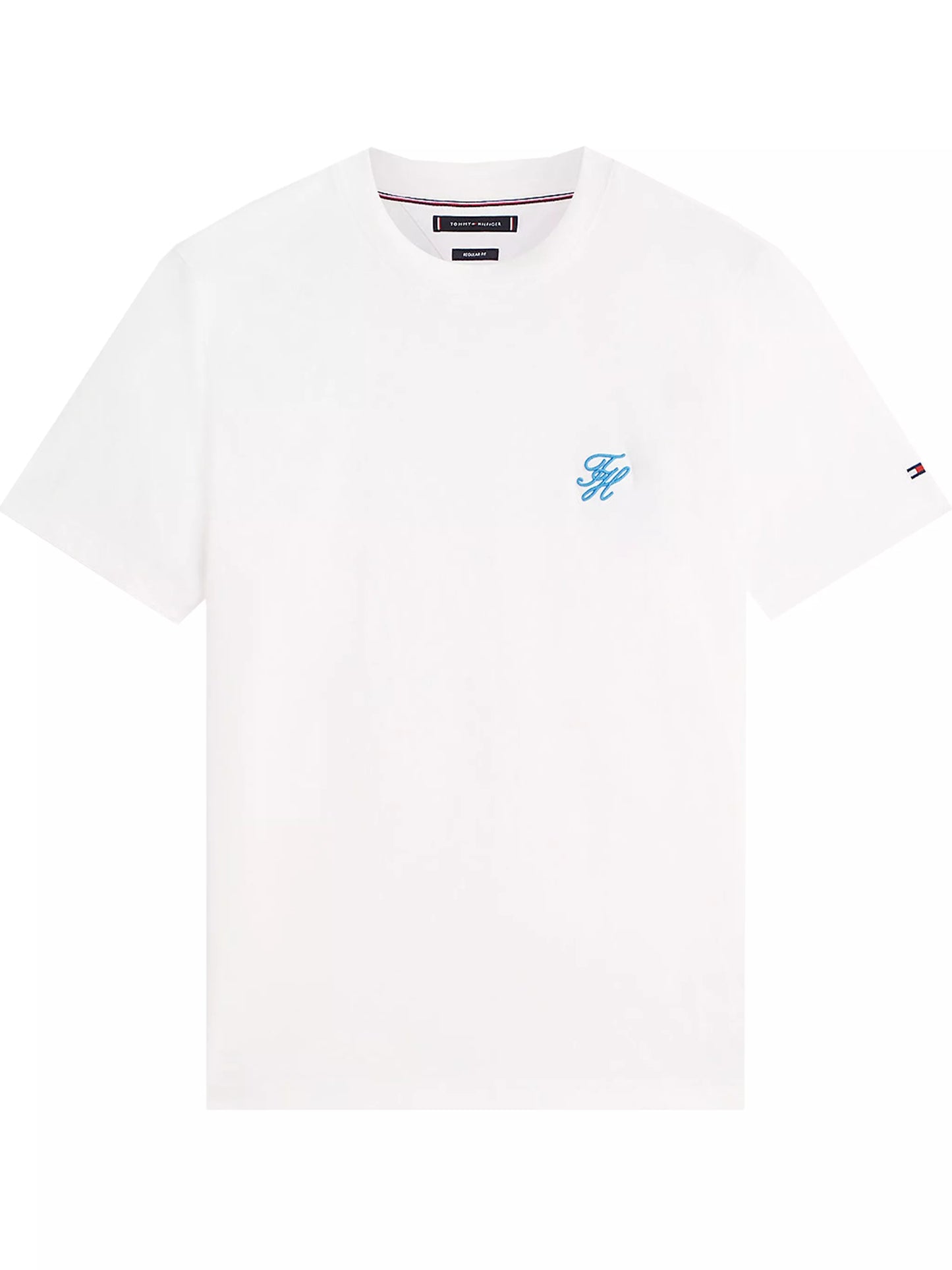 T-shirt à monogramme script brodé