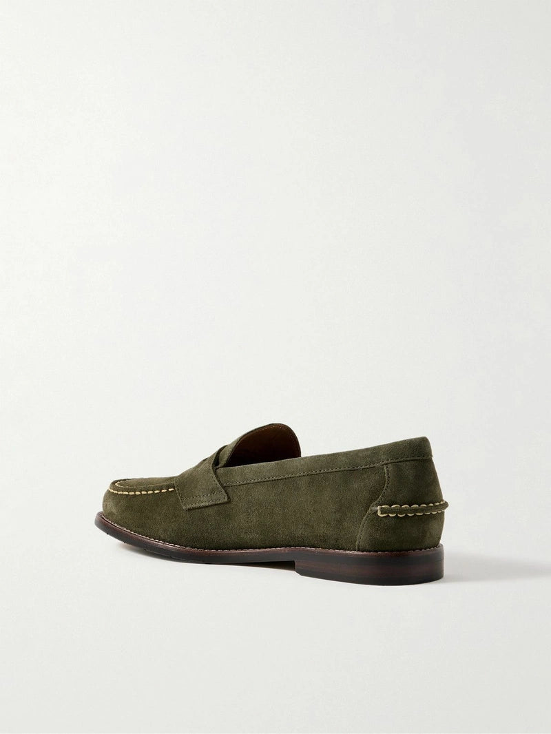 Mocassins Penny Alston en daim vert