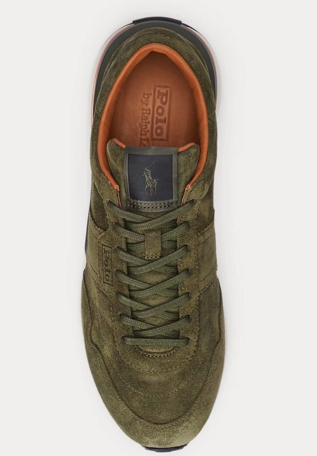 Sneakers Train 89 en daim Vert