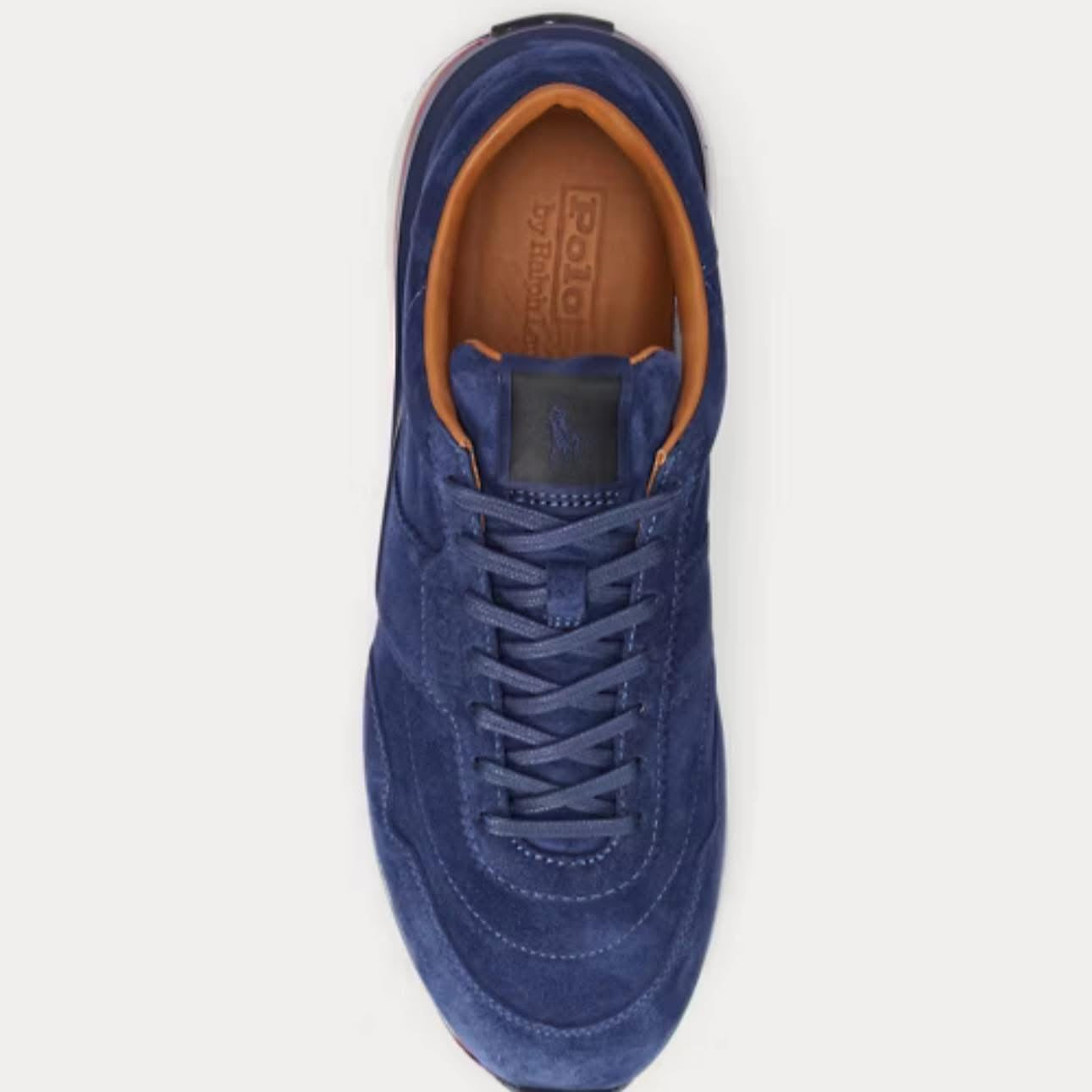 Sneakers Train 89 en daim Navy