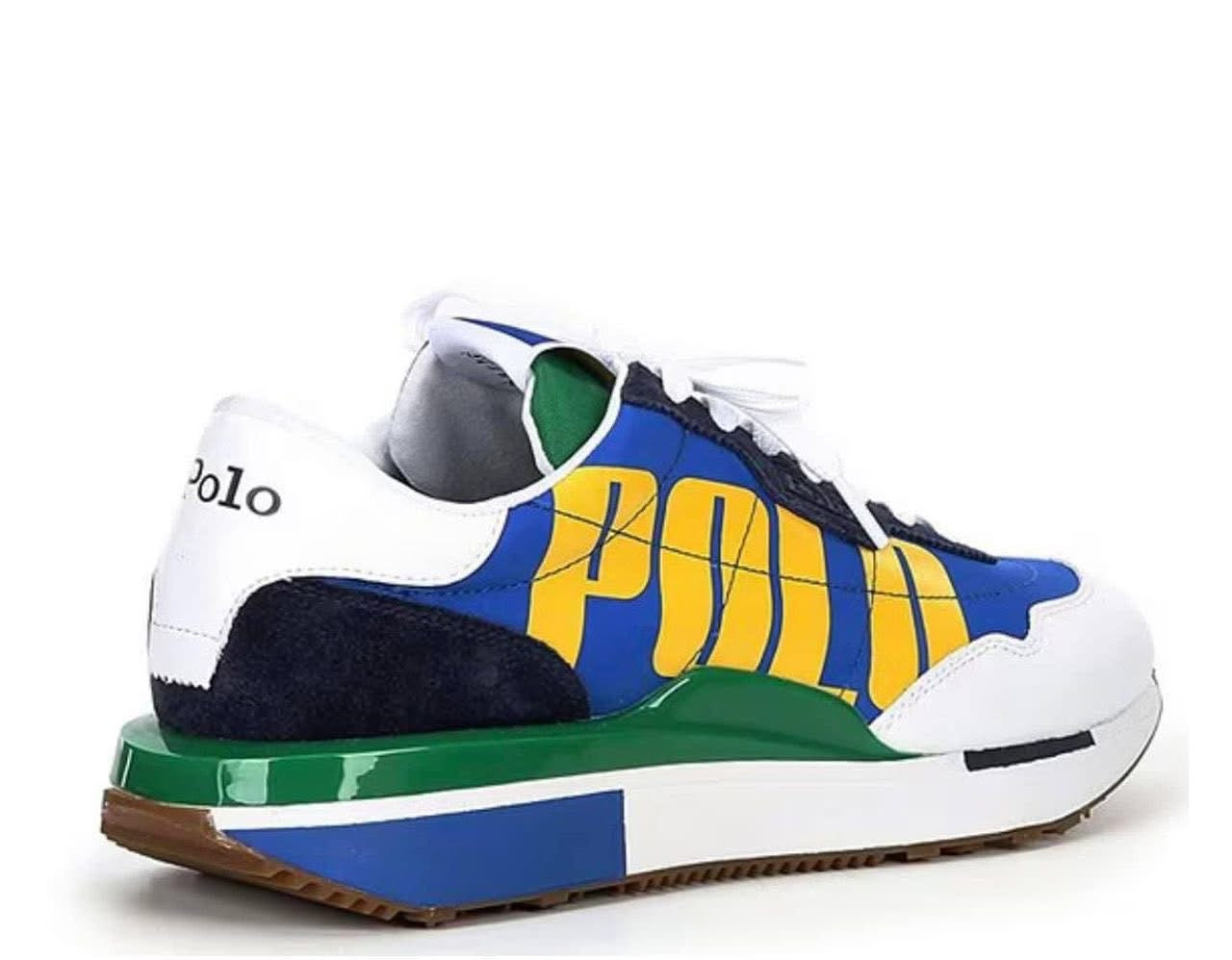 Sneakers Train 89 en cuir et toile pour homme