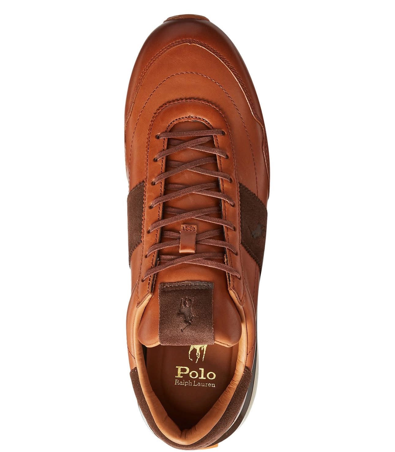 Baskets homme Train 89 cuir marron – Style urbain (Précommande)