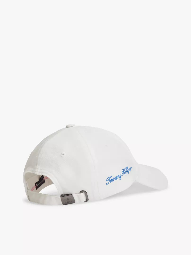 Casquette de baseball blanche avec monogramme  logo script brodé