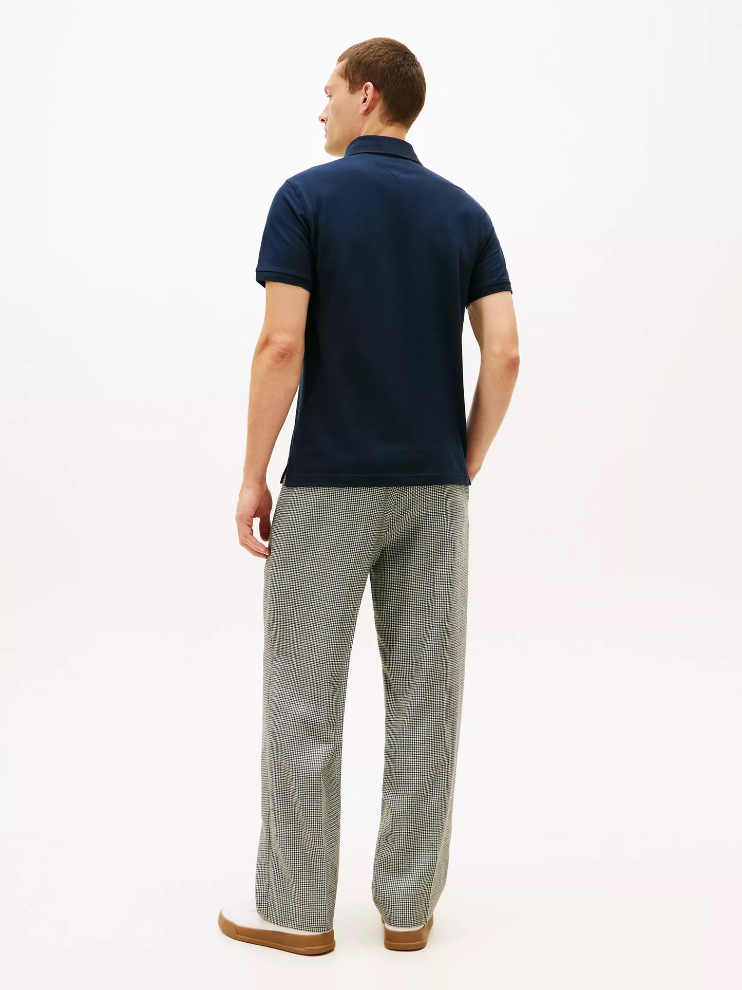 Polo en piqué à coupe régulière avec logo écusson