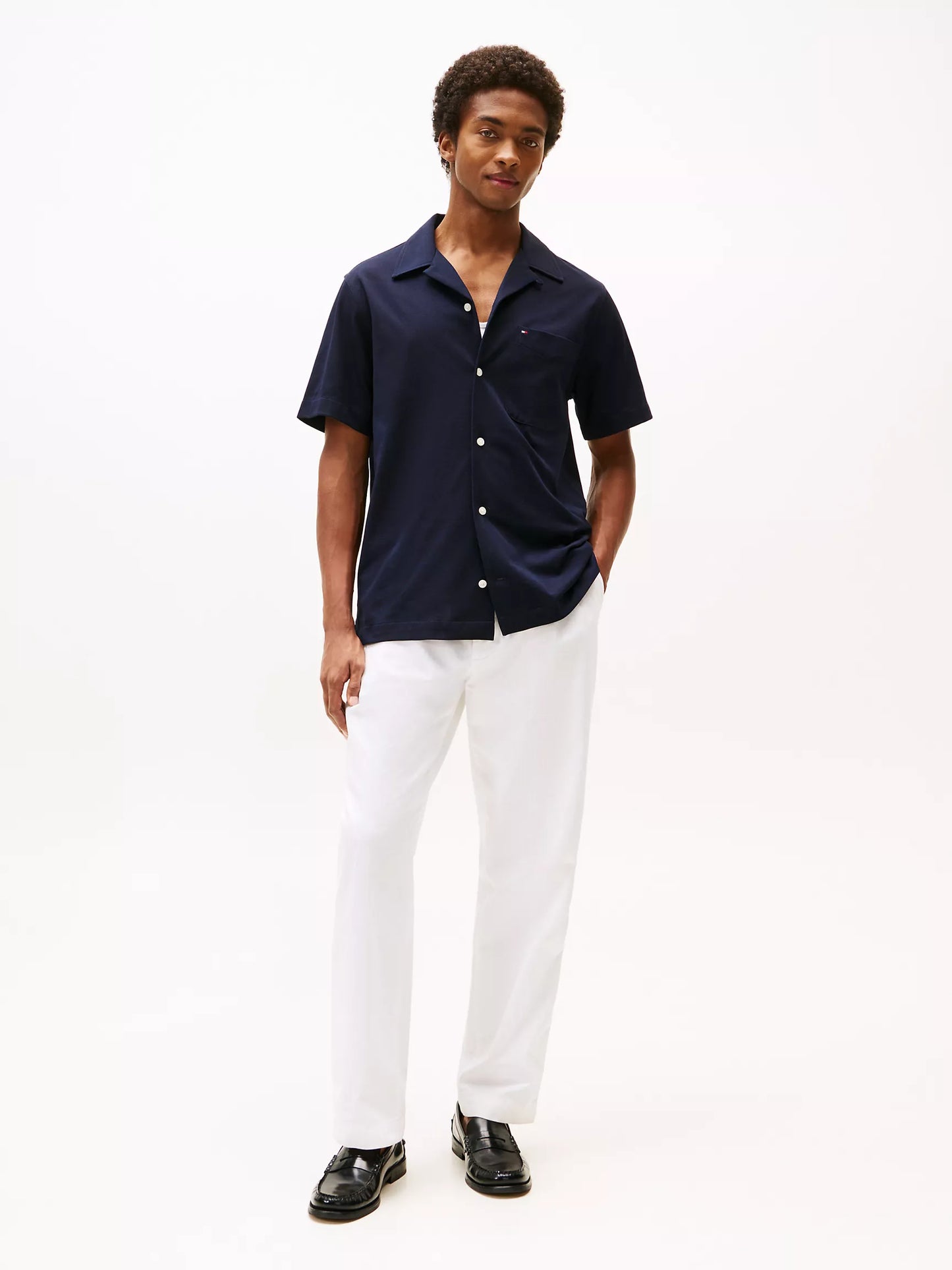 Chemise Camp en maille Regular Fit