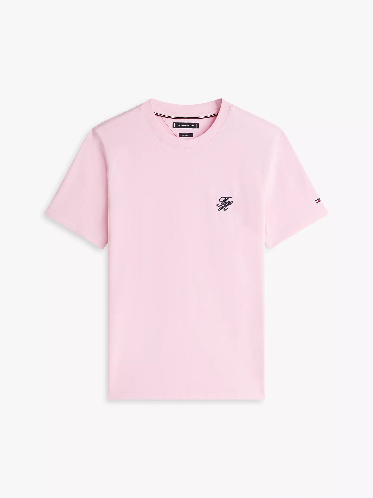 T-shirt à monogramme script brodé