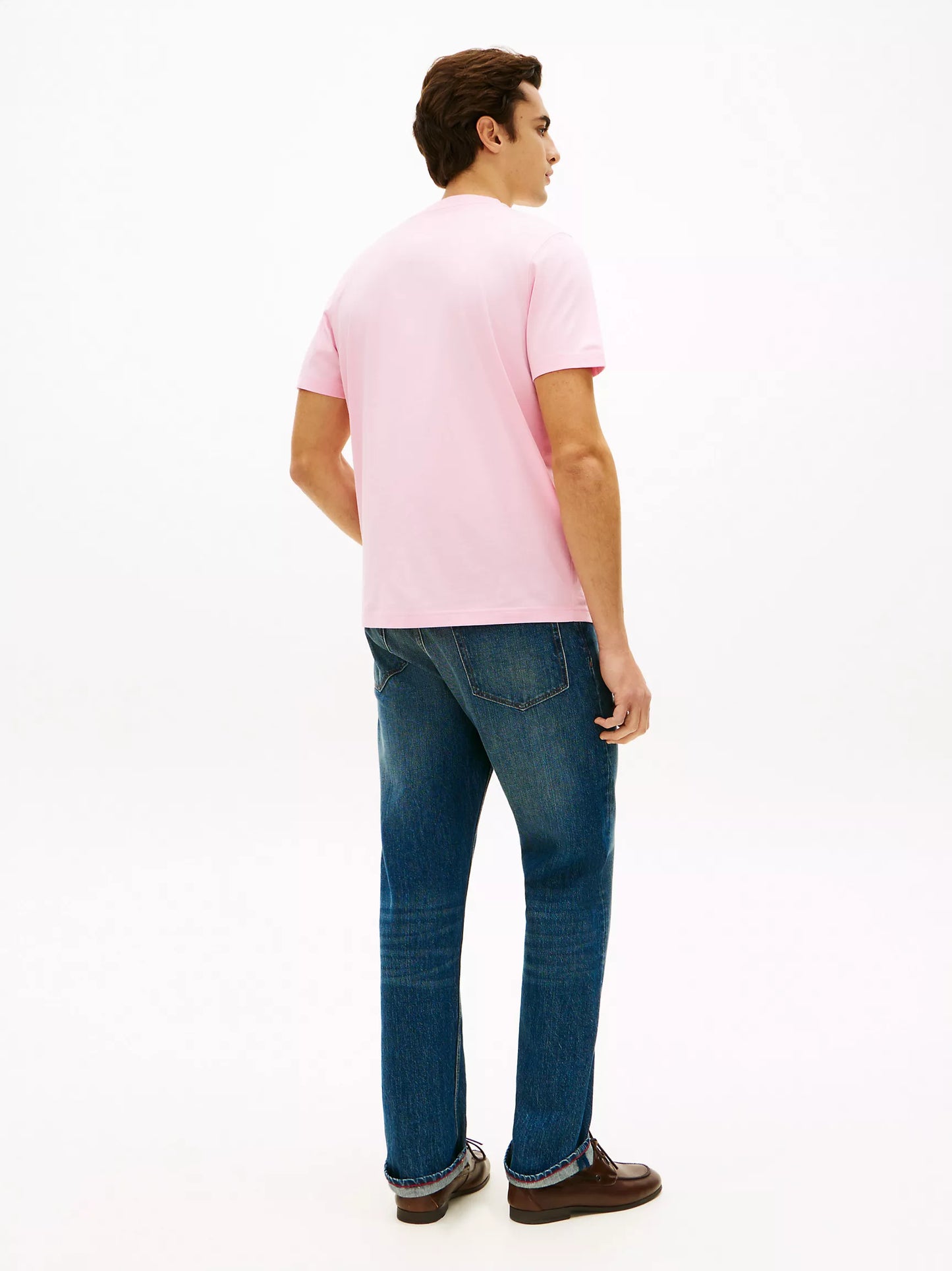 T-shirt à monogramme script brodé