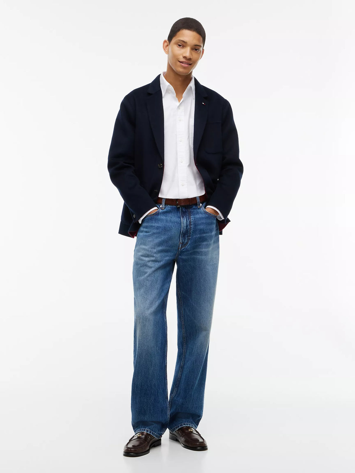 Chemise Oxford Classic Fit à logo écusson