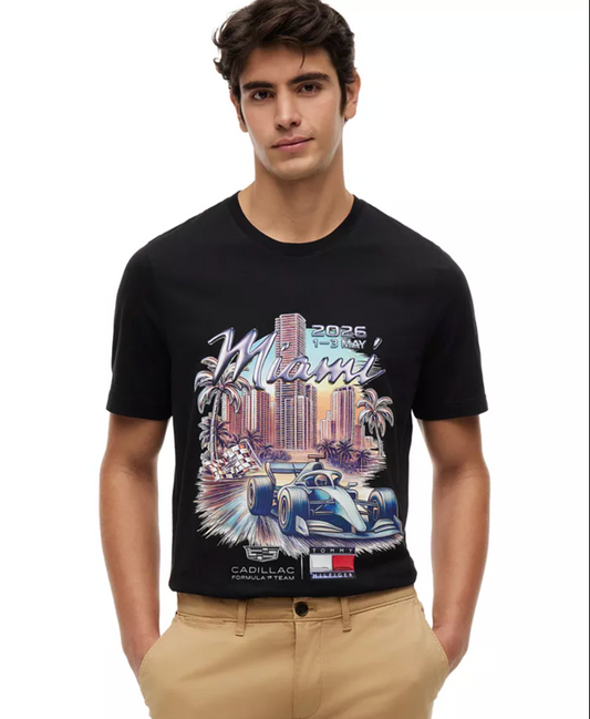 T-shirt graphique Miami Tommy Hilfiger x Cadillac F1® pour homme