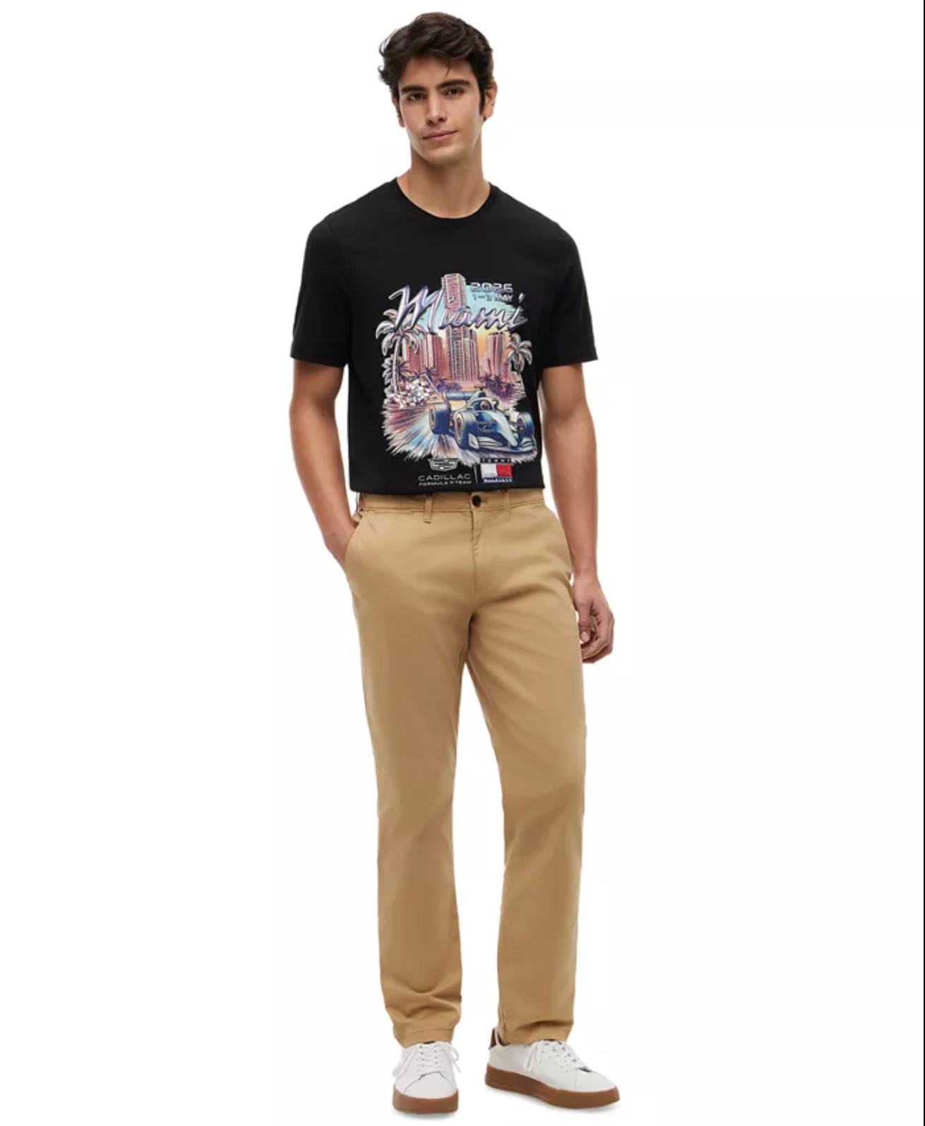 T-shirt graphique Miami Tommy Hilfiger x Cadillac F1® pour homme