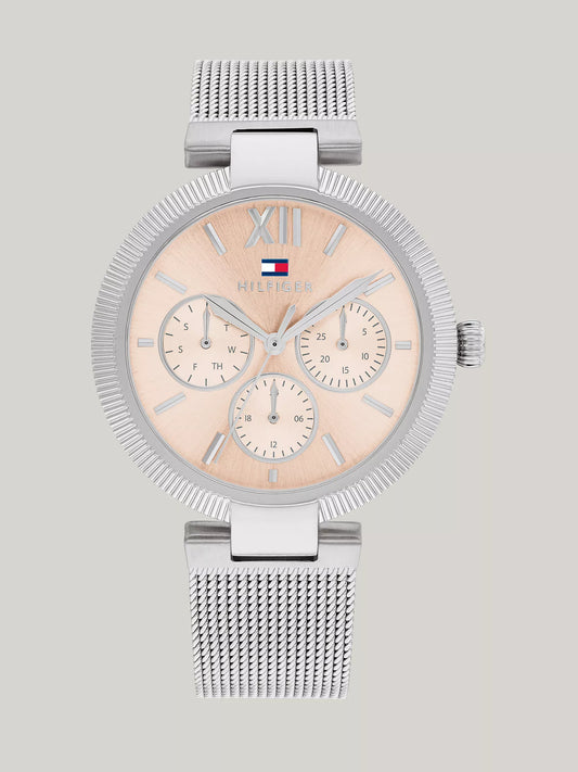 Montre femme Sophia à quartz avec cadran rose clair