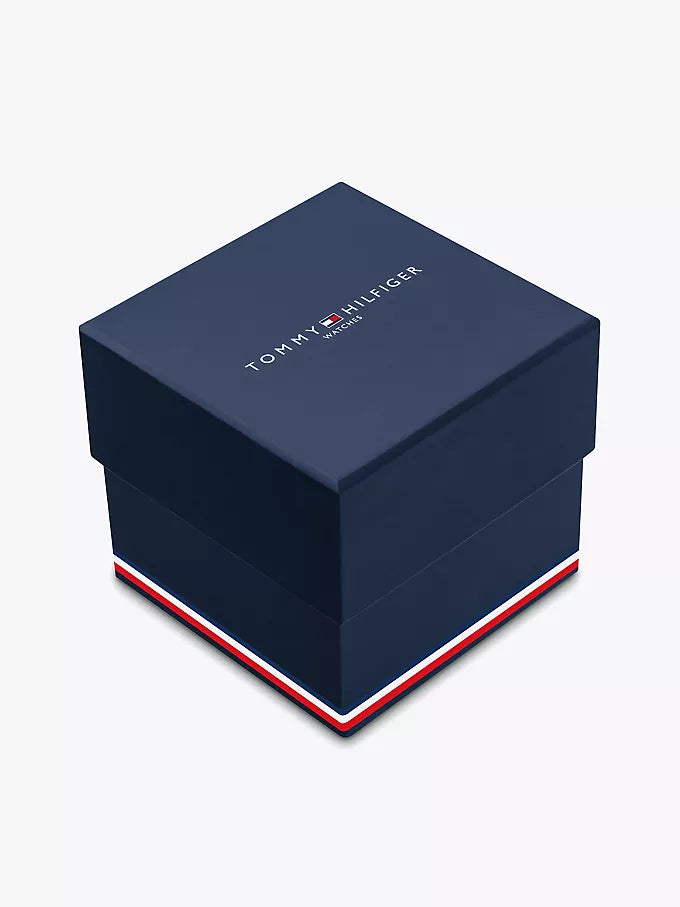 Montre chronographe pour homme avec bracelet en cuir – 41 mm