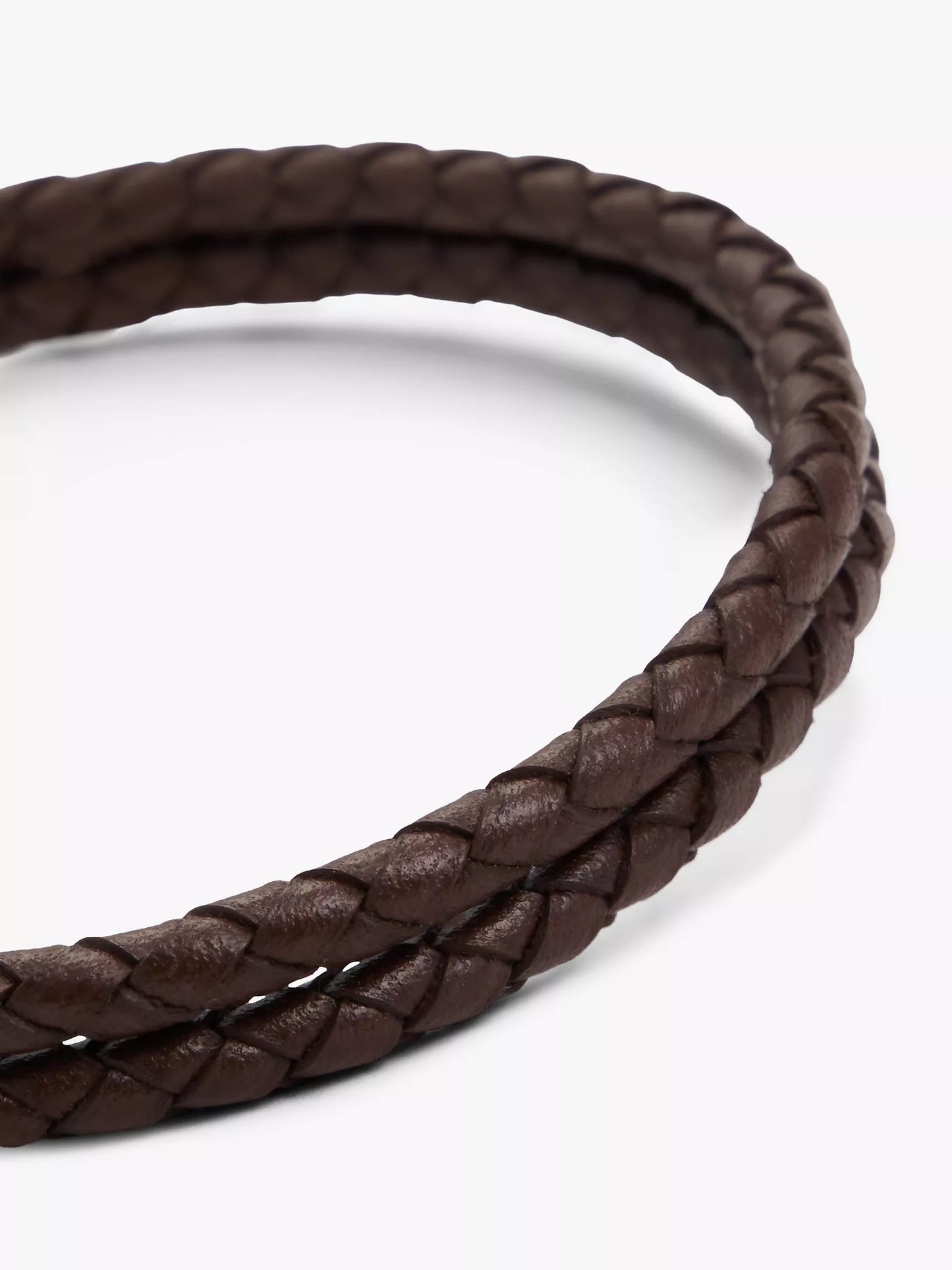 Bracelet en cuir tressé Navy